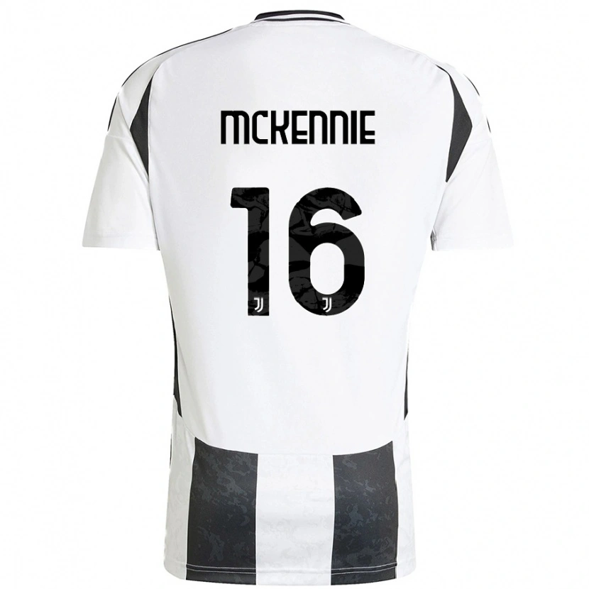 Danxen Hombre Camiseta Weston Mckennie #16 Blanco Negro 1ª Equipación 2024/25 La Camisa México
