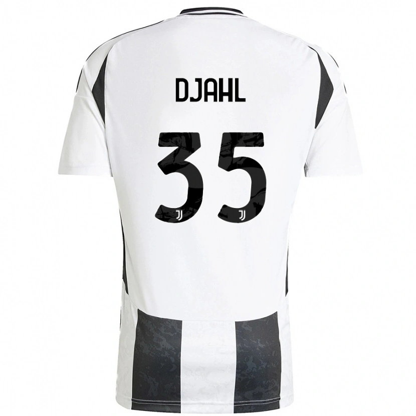 Danxen Hombre Camiseta Rayan Djahl #35 Blanco Negro 1ª Equipación 2024/25 La Camisa México