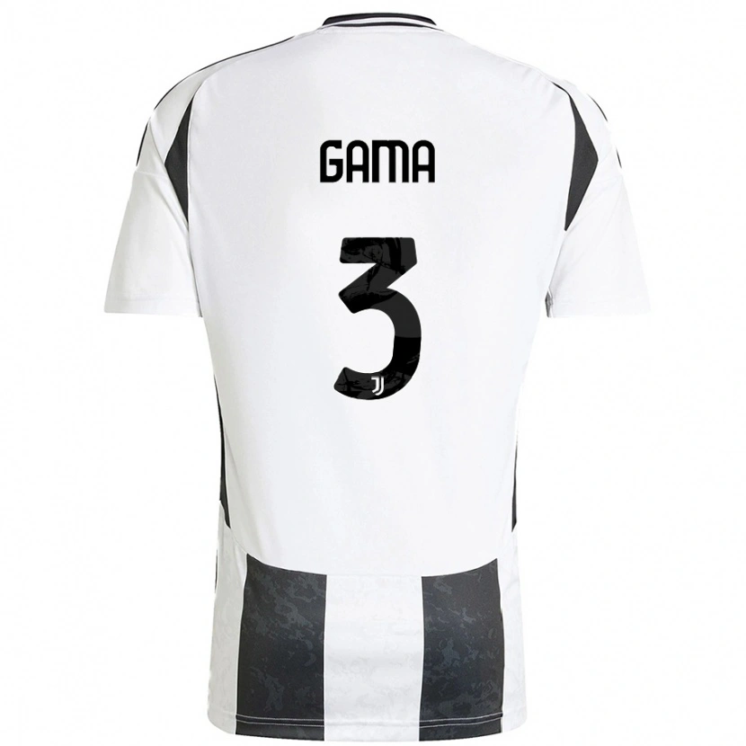 Danxen Hombre Camiseta Sara Gama #3 Blanco Negro 1ª Equipación 2024/25 La Camisa México
