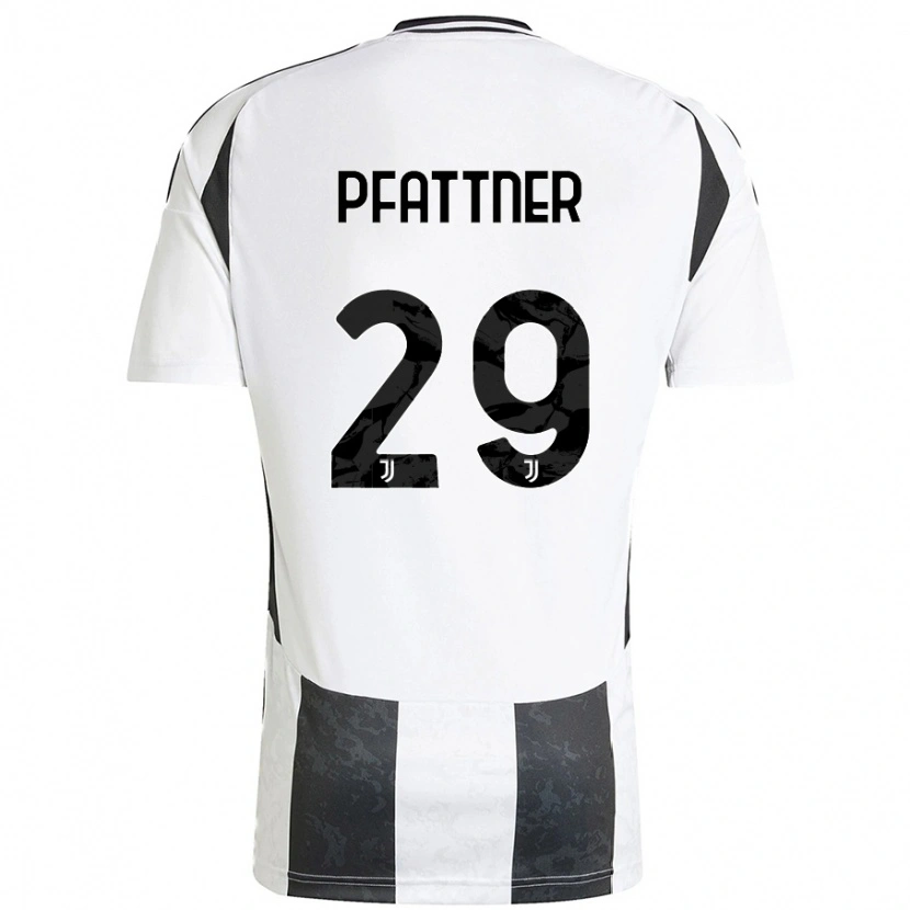 Danxen Hombre Camiseta Elisa Pfattner #29 Blanco Negro 1ª Equipación 2024/25 La Camisa México