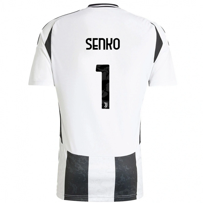 Danxen Hombre Camiseta Zsombor Senko #1 Blanco Negro 1ª Equipación 2024/25 La Camisa México