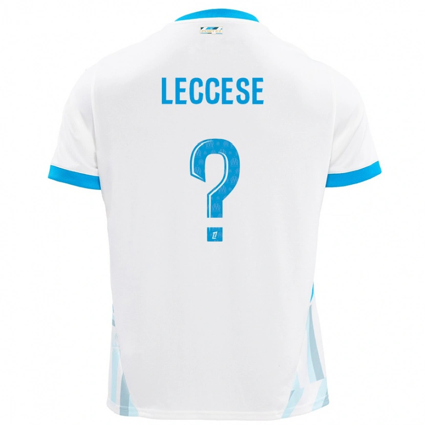 Danxen Hombre Camiseta Milan Leccese #0 Blanco Azul Cielo 1ª Equipación 2024/25 La Camisa México
