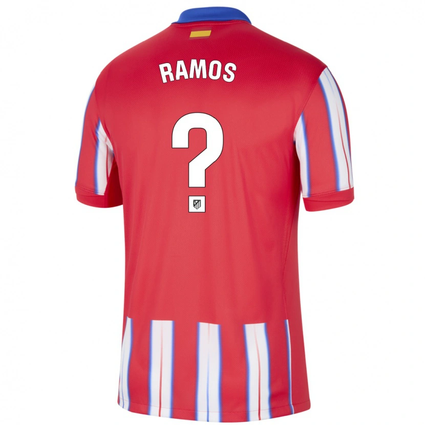 Danxen Hombre Camiseta Yeremaiah Ramos #0 Rojo Blanco Azul 1ª Equipación 2024/25 La Camisa México
