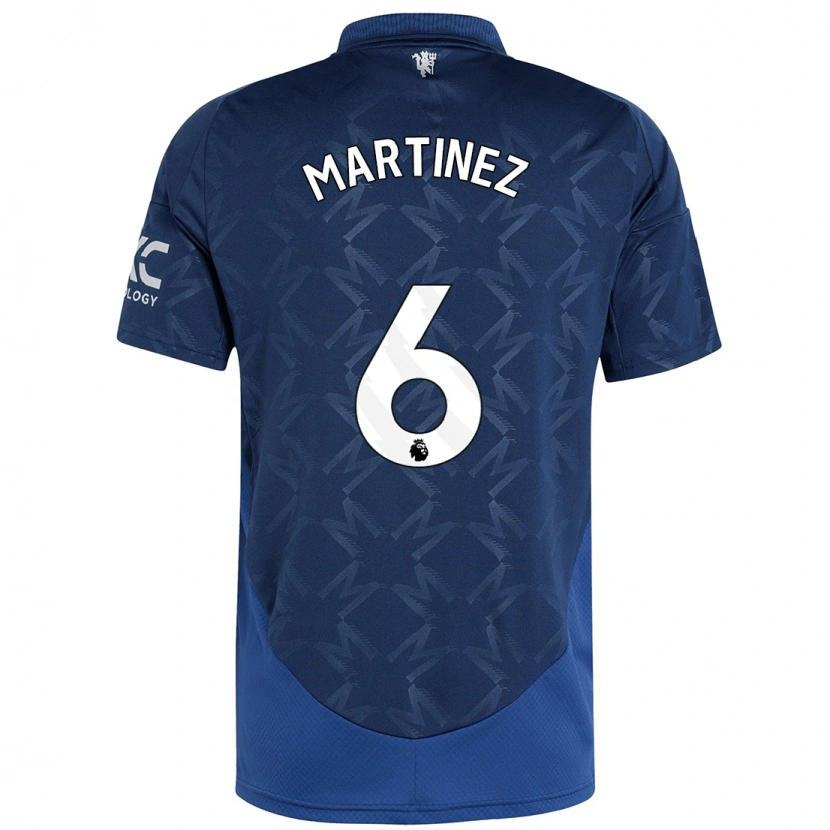 Danxen Hombre Camiseta Lisandro Martínez #6 Índigo 2ª Equipación 2024/25 La Camisa México