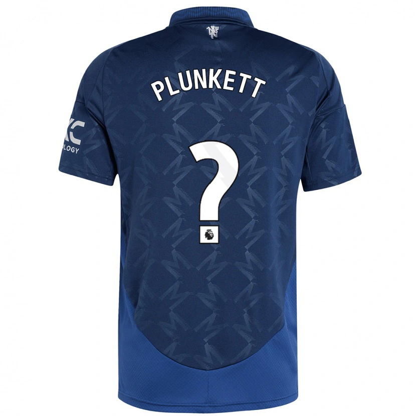 Danxen Hombre Camiseta Dante Plunkett #0 Índigo 2ª Equipación 2024/25 La Camisa México