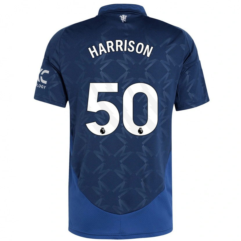 Danxen Hombre Camiseta Elyh Harrison #50 Índigo 2ª Equipación 2024/25 La Camisa México