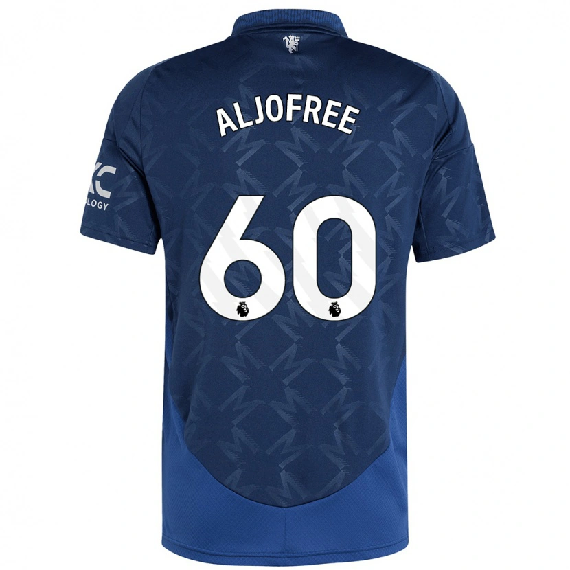 Danxen Hombre Camiseta Sonny Aljofree #60 Índigo 2ª Equipación 2024/25 La Camisa México