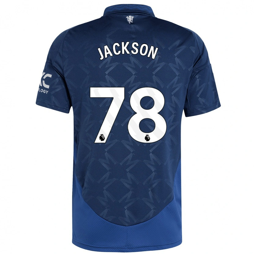Danxen Hombre Camiseta Louis Jackson #78 Índigo 2ª Equipación 2024/25 La Camisa México