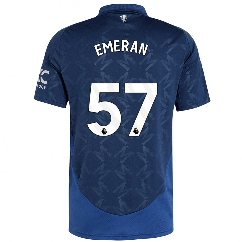 Danxen Hombre Camiseta Noam Emeran #57 Índigo 2ª Equipación 2024/25 La Camisa México