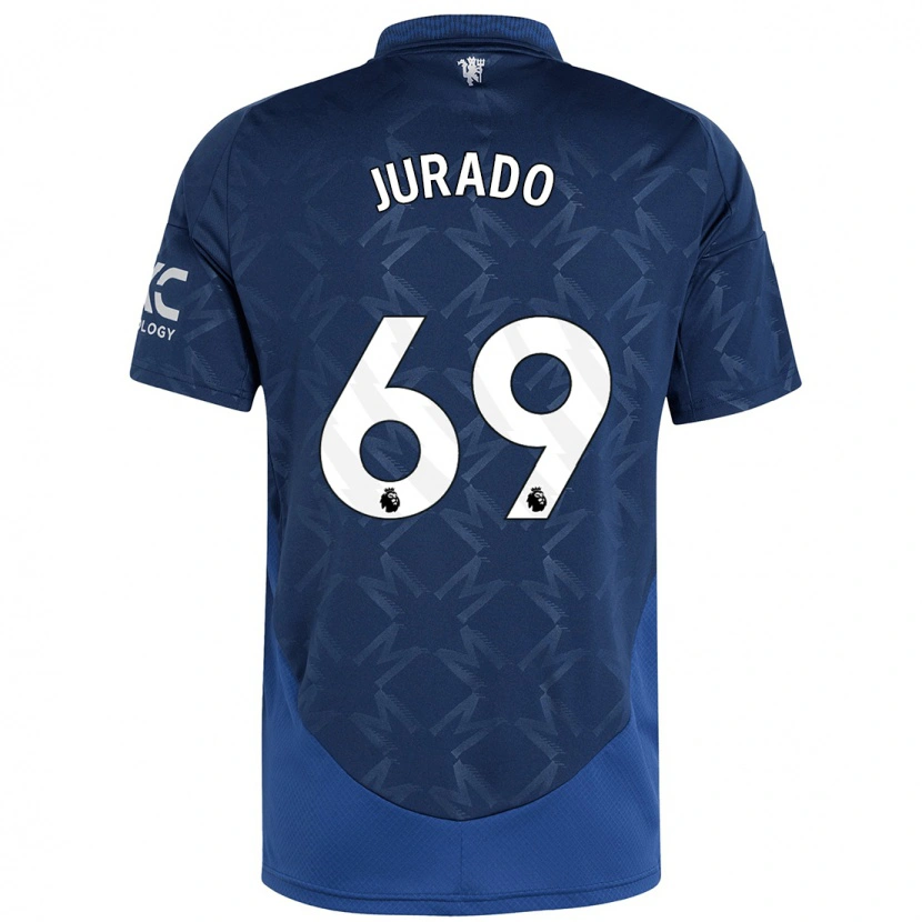 Danxen Hombre Camiseta Marc Jurado #69 Índigo 2ª Equipación 2024/25 La Camisa México