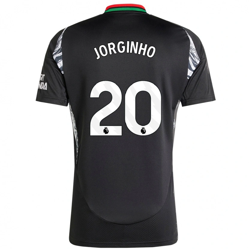 Danxen Hombre Camiseta Jorginho #20 Negro 2ª Equipación 2024/25 La Camisa México