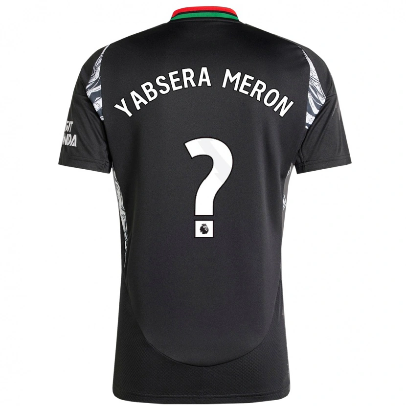 Danxen Hombre Camiseta Yabsera Meron #0 Negro 2ª Equipación 2024/25 La Camisa México
