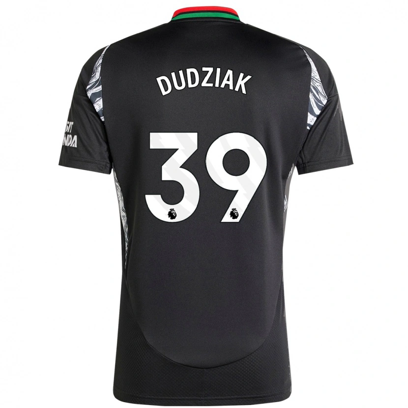 Danxen Hombre Camiseta Harrison Dudziak #39 Negro 2ª Equipación 2024/25 La Camisa México