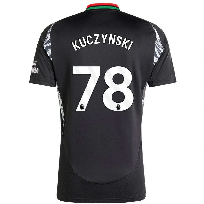 Danxen Hombre Camiseta Max Kuczynski #78 Negro 2ª Equipación 2024/25 La Camisa México
