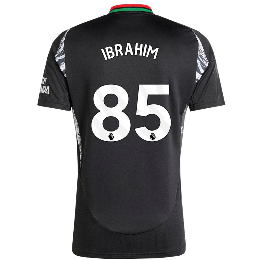 Danxen Hombre Camiseta Ife Ibrahim #85 Negro 2ª Equipación 2024/25 La Camisa México