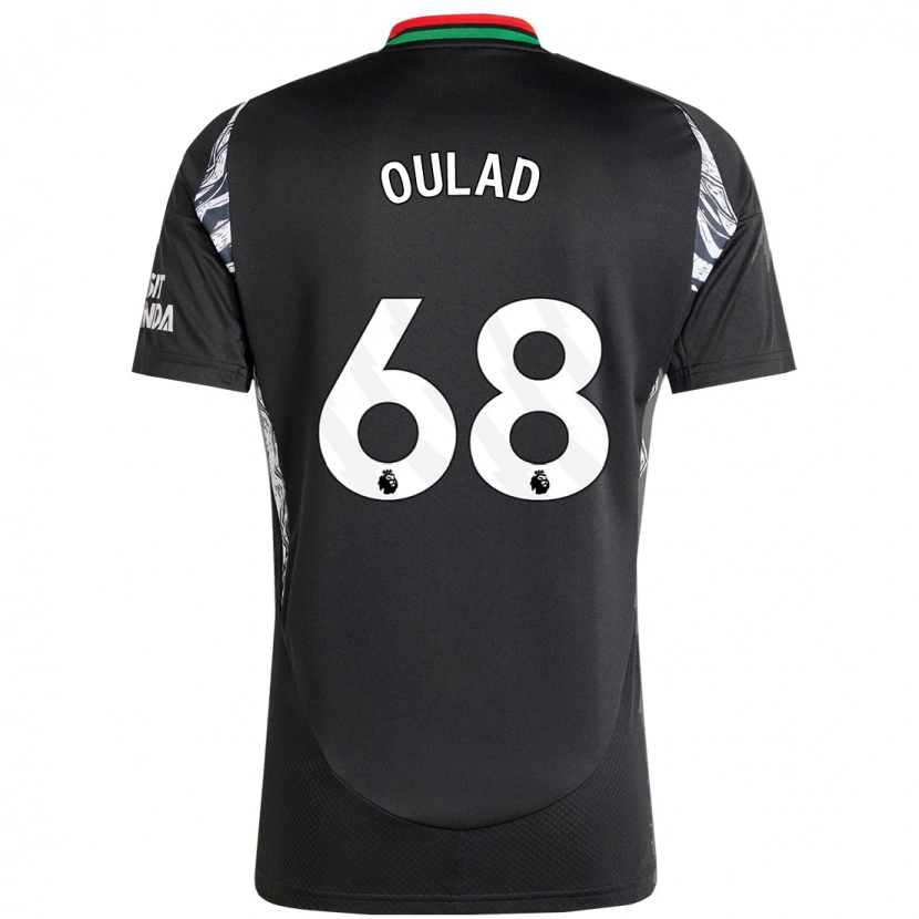 Danxen Hombre Camiseta Salah-Eddine Oulad M'hand #68 Negro 2ª Equipación 2024/25 La Camisa México