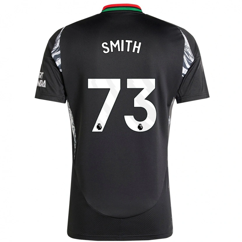 Danxen Hombre Camiseta Tom Smith #73 Negro 2ª Equipación 2024/25 La Camisa México