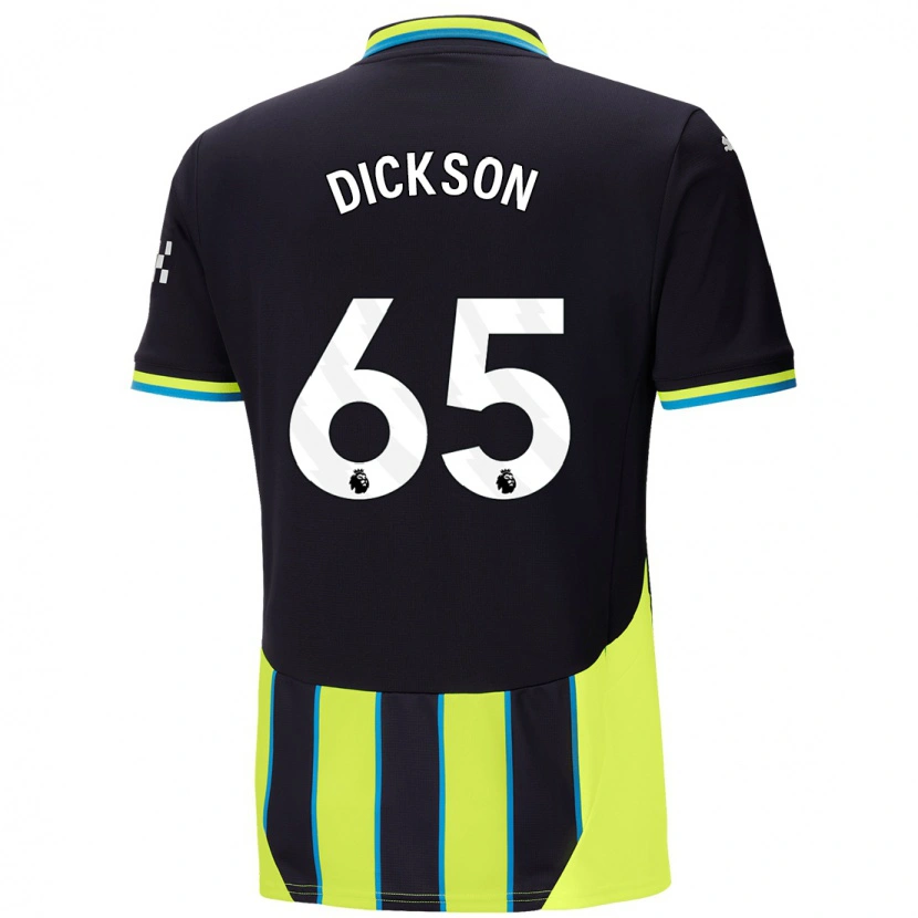 Danxen Hombre Camiseta Will Dickson #65 Azul Amarillo 2ª Equipación 2024/25 La Camisa México