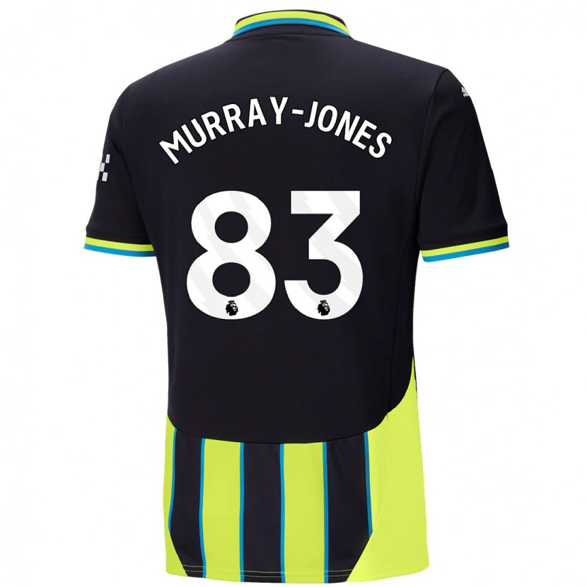Danxen Hombre Camiseta George Murray-Jones #83 Azul Amarillo 2ª Equipación 2024/25 La Camisa México