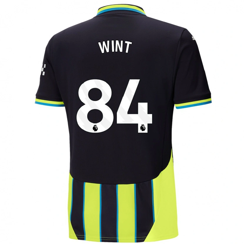 Danxen Hombre Camiseta Jack Wint #84 Azul Amarillo 2ª Equipación 2024/25 La Camisa México