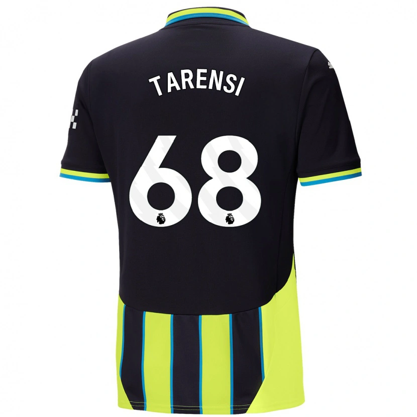 Danxen Hombre Camiseta Oscar Tarensi #68 Azul Amarillo 2ª Equipación 2024/25 La Camisa México