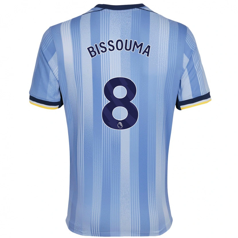 Danxen Hombre Camiseta Yves Bissouma #8 Azul Claro 2ª Equipación 2024/25 La Camisa México