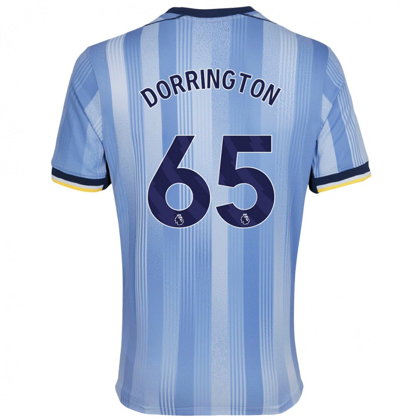 Danxen Hombre Camiseta Alfie Dorrington #65 Azul Claro 2ª Equipación 2024/25 La Camisa México
