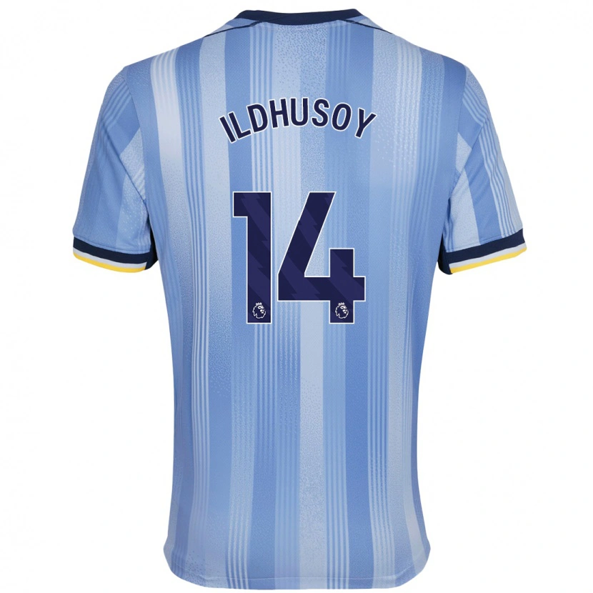 Danxen Hombre Camiseta Celin Bizet Ildhusøy #14 Azul Claro 2ª Equipación 2024/25 La Camisa México