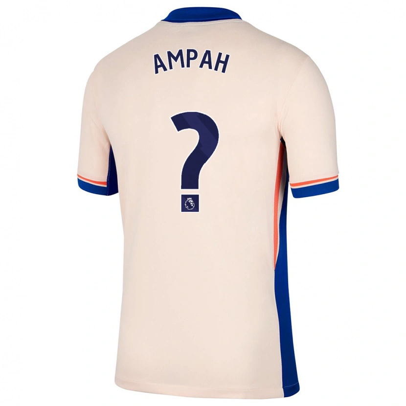 Danxen Hombre Camiseta Ato Ampah #0 Beige Claro 2ª Equipación 2024/25 La Camisa México
