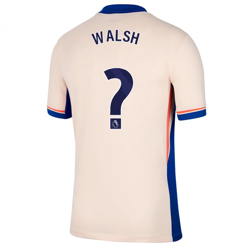 Danxen Hombre Camiseta Reggie Walsh #0 Beige Claro 2ª Equipación 2024/25 La Camisa México