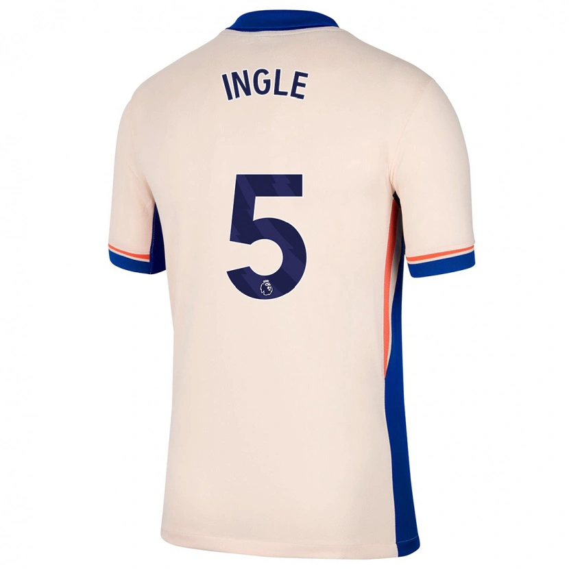 Danxen Hombre Camiseta Sophie Ingle #5 Beige Claro 2ª Equipación 2024/25 La Camisa México