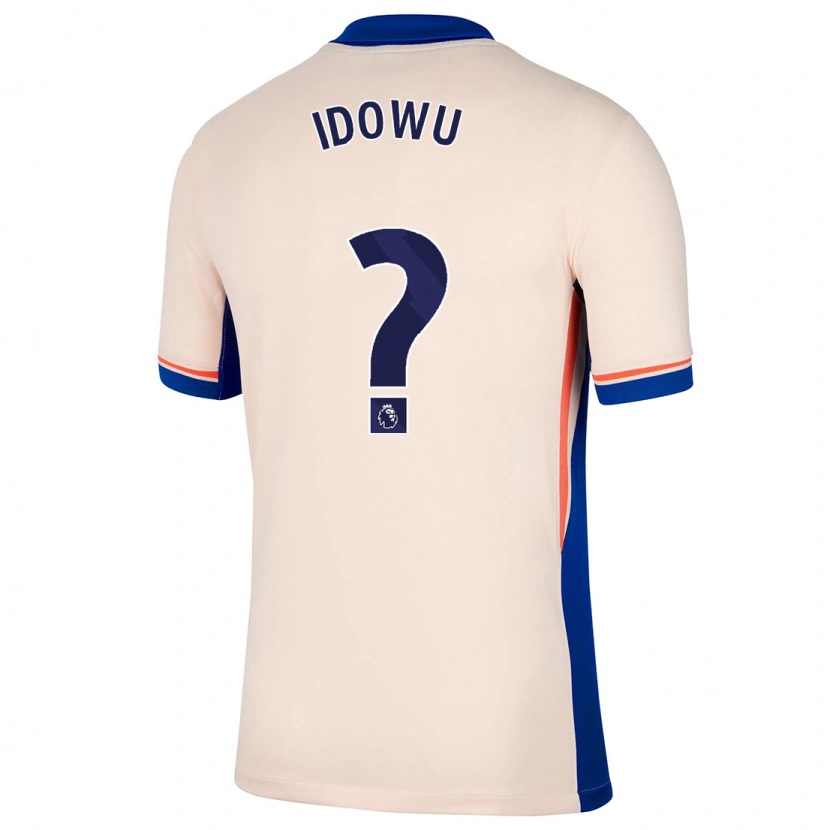 Danxen Hombre Camiseta Tudor Mendel-Idowu #0 Beige Claro 2ª Equipación 2024/25 La Camisa México