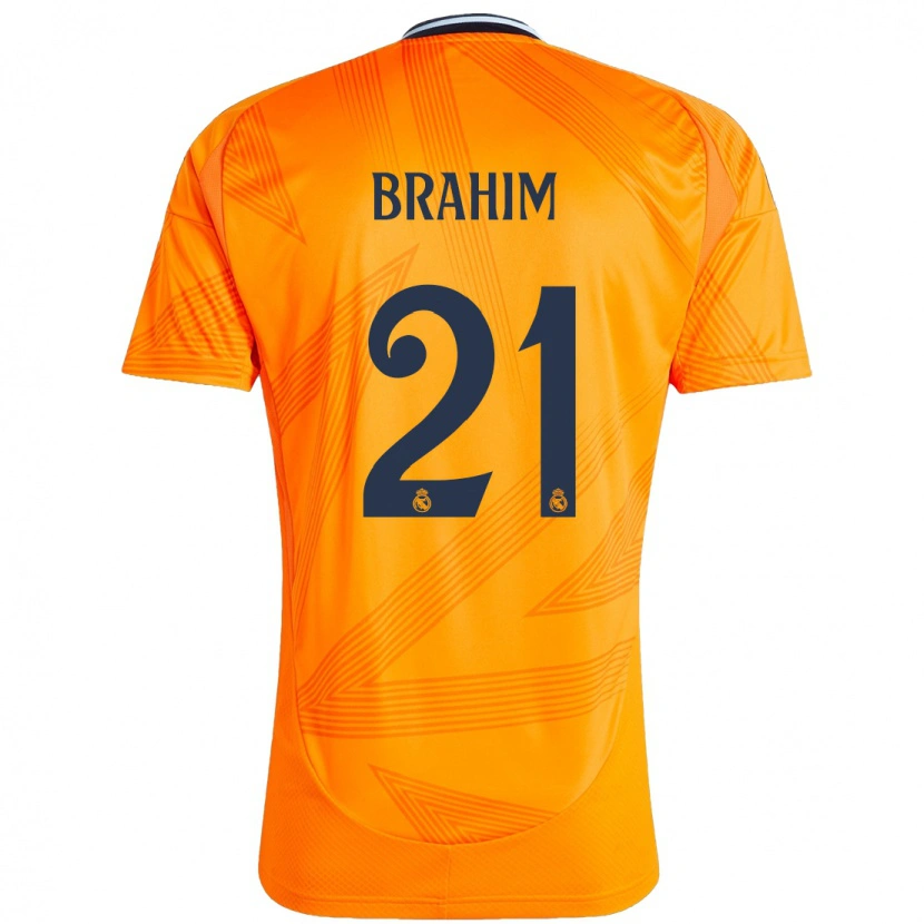 Danxen Hombre Camiseta Brahim Díaz #21 Naranja 2ª Equipación 2024/25 La Camisa México