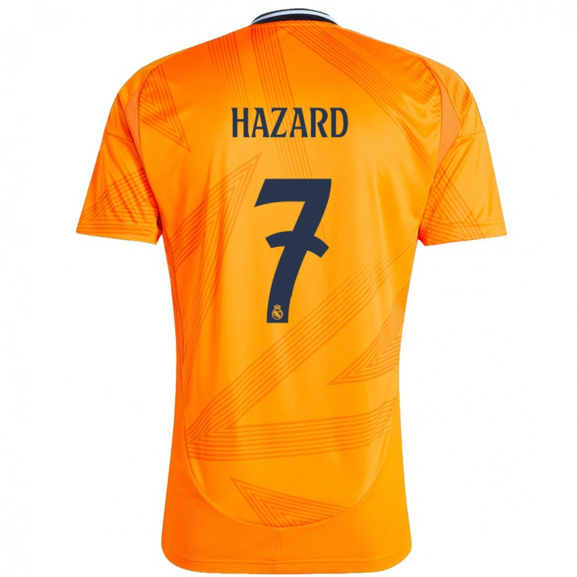 Danxen Hombre Camiseta Eden Hazard #7 Naranja 2ª Equipación 2024/25 La Camisa México