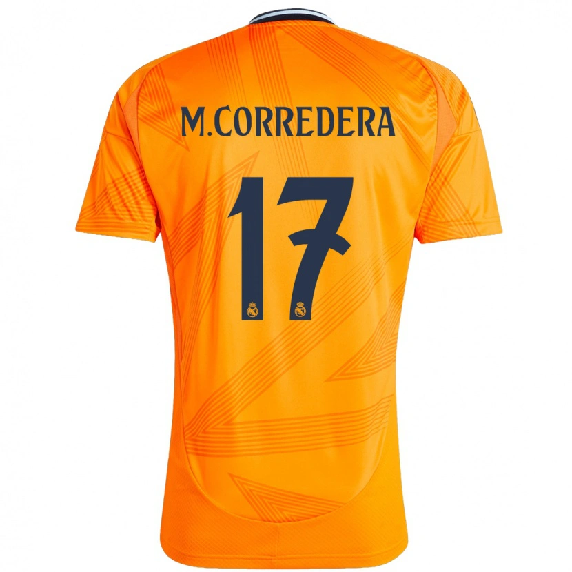 Danxen Hombre Camiseta Marta Corredera #17 Naranja 2ª Equipación 2024/25 La Camisa México
