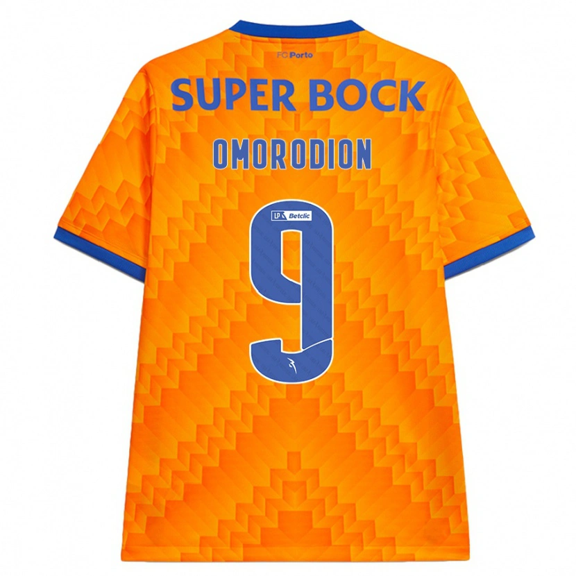 Danxen Hombre Camiseta Samu Omorodion #9 Naranja 2ª Equipación 2024/25 La Camisa México