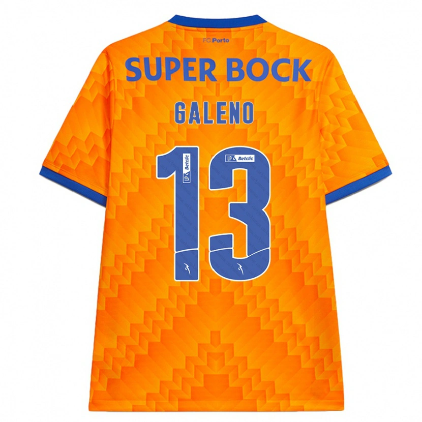 Danxen Hombre Camiseta Galeno #13 Naranja 2ª Equipación 2024/25 La Camisa México