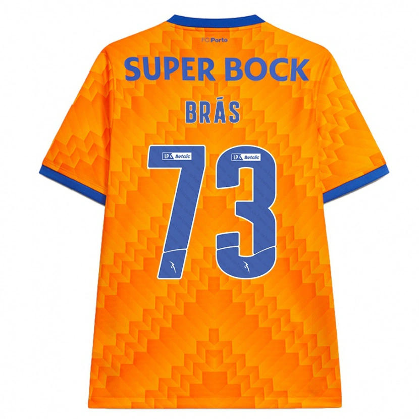Danxen Hombre Camiseta Gabi Brás #73 Naranja 2ª Equipación 2024/25 La Camisa México