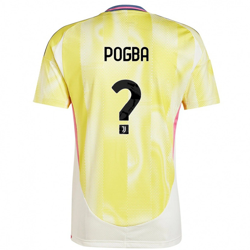 Danxen Hombre Camiseta Paul Pogba #0 Amarillo Solar 2ª Equipación 2024/25 La Camisa México