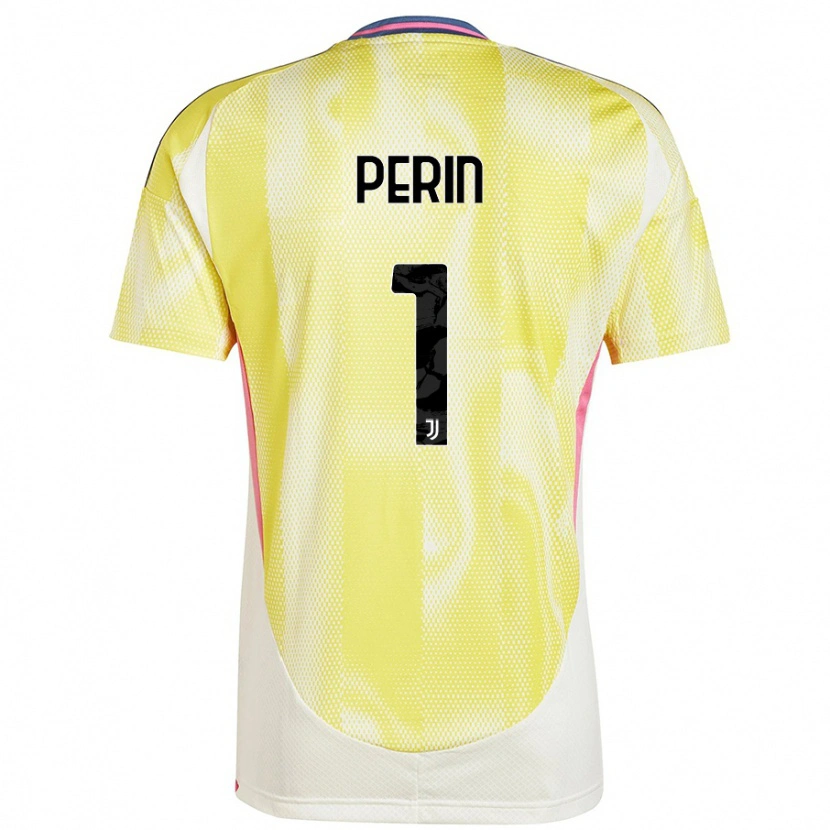 Danxen Hombre Camiseta Mattia Perin #1 Amarillo Solar 2ª Equipación 2024/25 La Camisa México