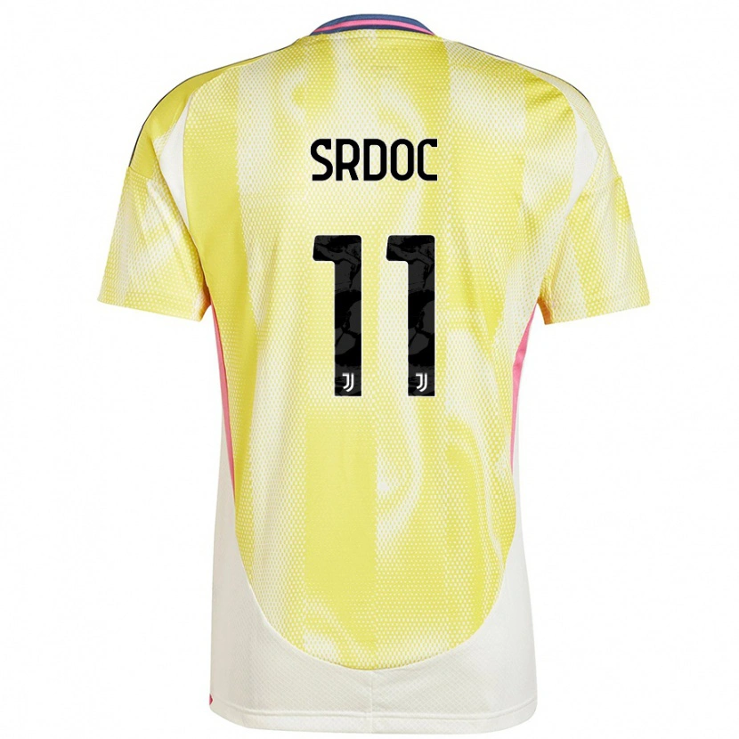 Danxen Hombre Camiseta Ivano Srdoc #11 Amarillo Solar 2ª Equipación 2024/25 La Camisa México