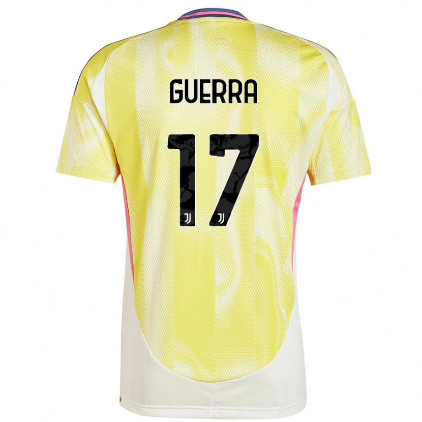Danxen Hombre Camiseta Simone Guerra #17 Amarillo Solar 2ª Equipación 2024/25 La Camisa México