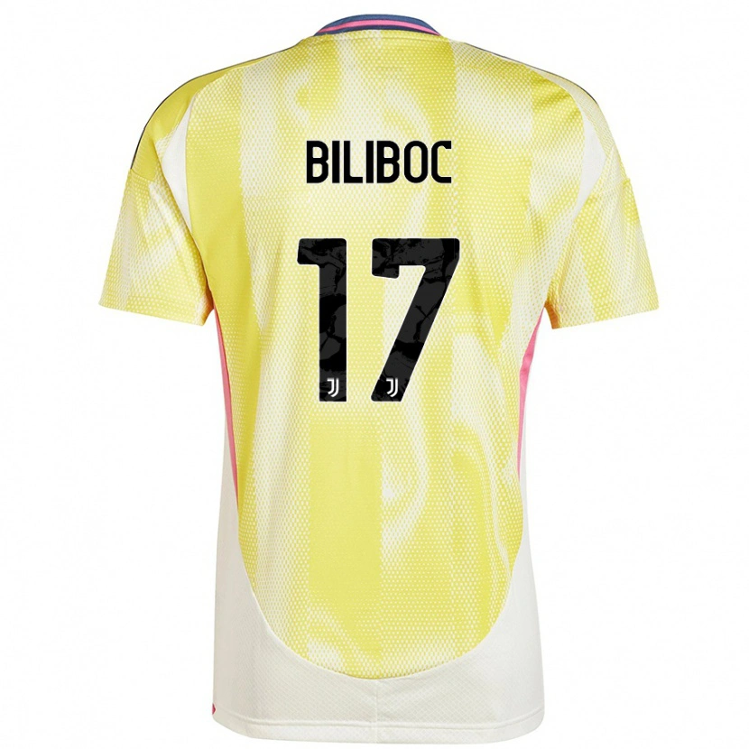 Danxen Hombre Camiseta Lorenzo Biliboc #17 Amarillo Solar 2ª Equipación 2024/25 La Camisa México