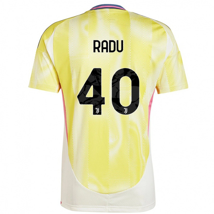 Danxen Hombre Camiseta Riccardo Radu #40 Amarillo Solar 2ª Equipación 2024/25 La Camisa México
