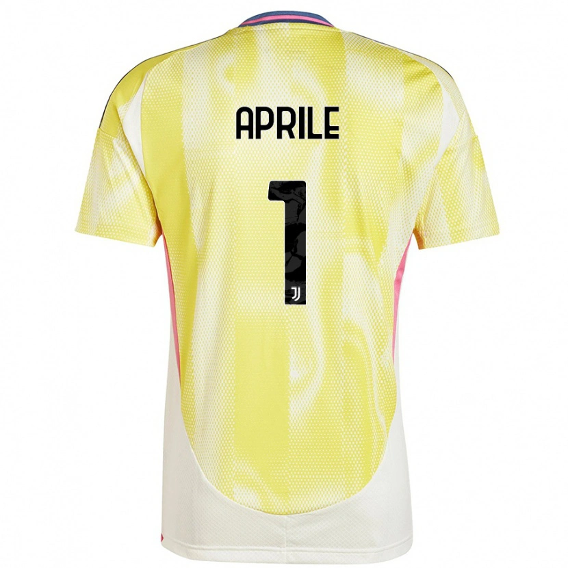 Danxen Hombre Camiseta Roberta Aprile #1 Amarillo Solar 2ª Equipación 2024/25 La Camisa México