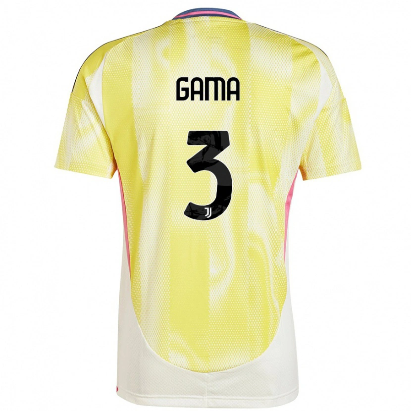 Danxen Hombre Camiseta Sara Gama #3 Amarillo Solar 2ª Equipación 2024/25 La Camisa México