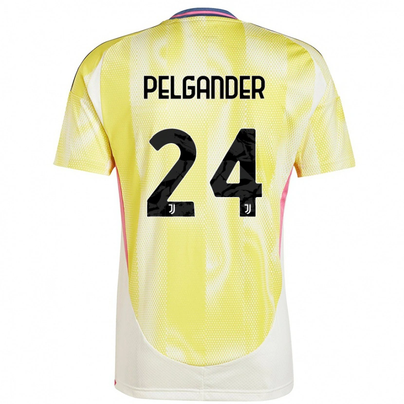 Danxen Hombre Camiseta Elsa Pelgander #24 Amarillo Solar 2ª Equipación 2024/25 La Camisa México