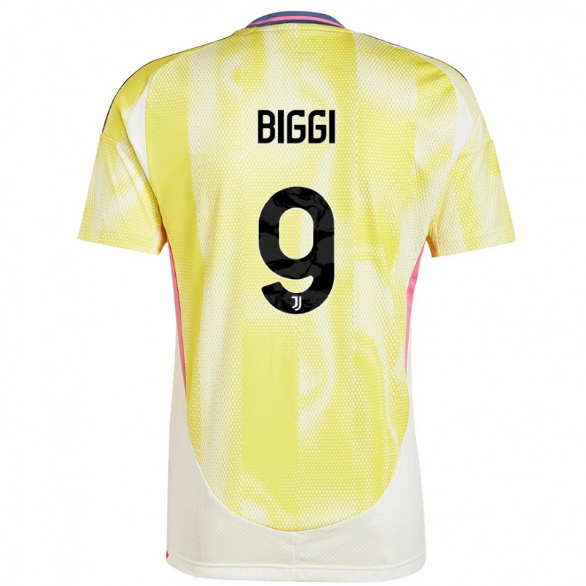 Danxen Hombre Camiseta Silvano Biggi #9 Amarillo Solar 2ª Equipación 2024/25 La Camisa México