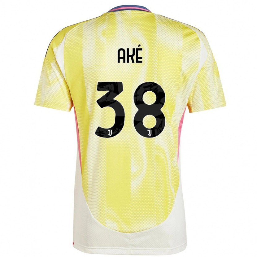 Danxen Hombre Camiseta Marley Ake #38 Amarillo Solar 2ª Equipación 2024/25 La Camisa México