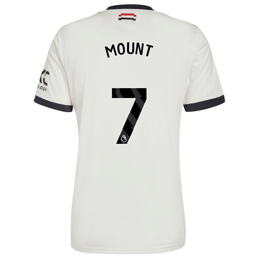 Danxen Hombre Camiseta Mason Mount #7 Blanquecino Equipación Tercera 2024/25 La Camisa México